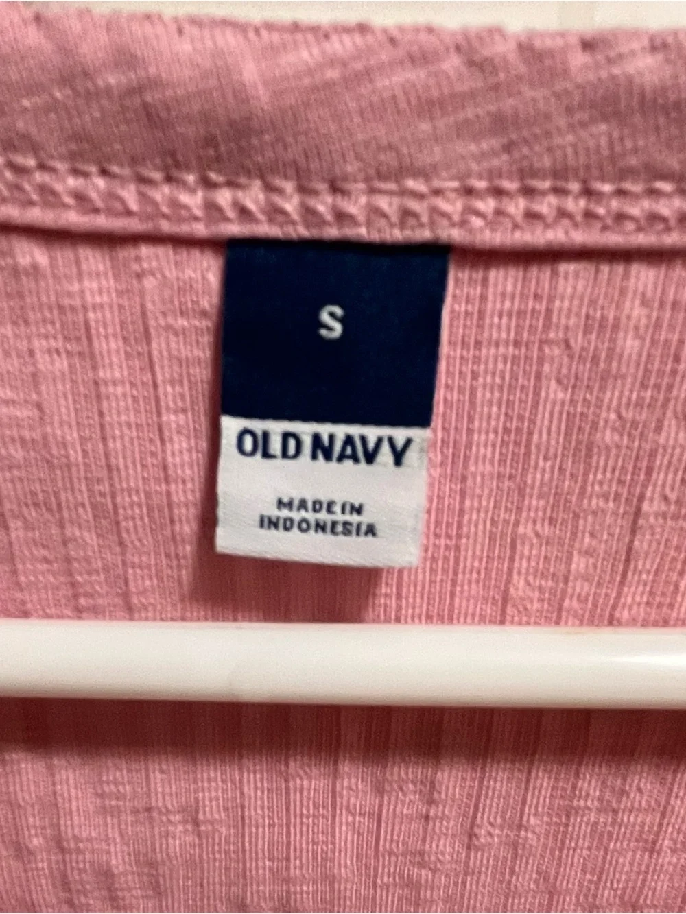 Old Navy Pink Ribbed Button Cardigan - Picture 3 of 6